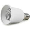 Adattatore per lampade attacco da E27 a E14 250V 2A Bianco LAMPO ADE27-E14