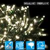 TECNO-NATALE CATENA 120 LED REFLEX CONTROLLER MEMORY BIANCO CALDO LEDTLG-LEDX32415