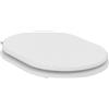 Ideal Standard Fiorile Sedile WC, forma arrotondata, Sedile del water resistente, incluso set di cerniere per una facile installazione, realizzato in materiale robusto - Bianco (345x475 mm)