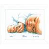 VERVACO Kit Punto Croce Contato Neonato Annuncio Nascita Punto Croce ca. 24 x 18 cm Regalo Personalizzato Set Fai da Te attività Creative Adulti Benvenuto Bambino Cross Stitch