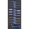 BGS 4043 | Modulo per carrelli portautensili 1/3: assortimento scovoli | 20 pz.