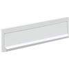 ARREGUI C603 Copri fessura buca delle lettere in Acciaio per Porte o Cancelli Esterni, Portalettere Esterne, Apertura 23 x 3 cm, Resistente alle Intemperie, Misura 24,8 x 7,3 cm, bianco