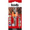 kwb Drill hardwood HSS-M2 con fermata di profondità e svasatura, Ø 4 mm