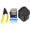 AUA FTTH Fiber Tool Kit 3 in 1 con FC-6S Fiber Cleaver e Fiber Optic Stripper CFS2