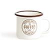 Excelsa Premium Quality Mug, Ferro Smaltato, Crema, 6 x 6 x 7 cm