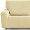 Eiffel Textile Corpidivano elastico Fodera per Poltrona Rustica Regolabile Elasticizzato Adattabile Adattabile. Tessuti, 1 Posto, Beige