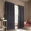 furn. Furn Himalaya - Coppia di Tende con Occhielli, Design Jacquard luminescente, pronte all'Uso, 100% Poliestere, Poliestere, Marina Militare, 229 x 183cm (90 x 72 Inches)