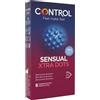 Control Stimulation - Sensual Xtra Dots Profilattico, 6 Profilattici