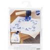 VERVACO Kit Punto Croce Prestampato Centrotavola Farfalle Blu Biancheria da Tavola Set Fai da Te Creativo 40 x 100 cm Kit Hobby Creativi Adulti Casa Decor Cross Stitch Runner