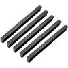 Qrity 10 Pezzi Moderno Armadio in Lega di Alluminio Armadio Maniglia Della Porta del Cassetto del Mobile Tira Manopole, Centro del Foro 192mm, Nero