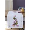 VERVACO Centrotavola Punto Croce con Tela Aida Farfalle Biancheria da Tavola Set Fai da Te Creativo Punto Croce Contato Kit 32 x 84 cm Hobby Creativi Adulti Casa Decor Cross Stitch Runner
