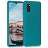 kwmobile Custodia Compatibile con Samsung Galaxy A41 Cover - Back Case per Smartphone in Silicone TPU - Protezione Gommata - petrolio matt