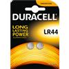 Duracell Batteria bottone Duracell 1,5V LR44 Alcalina confezione da 2 pile