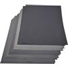 KEEJEA 230 x 280 mm Graniglie miste 2 per 800/1000/1200/1500/2000 Carta vetrata Carta impermeabile asciutta/bagnata Confezione da 10