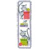 VERVACO Kit Punto Croce Segnalibri Contato Gatti CURIOSI Segnalibri Punto Croce da Ricamare 6 x 20 cm Set Fai da Te Creativo Adulti Ricamo Accessori per Lavoretti Creativi
