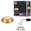 Paulmann 93405 Lampada da incasso LED Cole rotonda incl. 1 faretto da incasso dimmerabile da 6,5 Watt bianco, oro opaco apparecchio da incasso plastica, zinco-alluminio spot da soffitto 2700 K