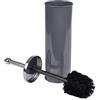 Douceur d'Intérieur - Scopino per WC, in Metallo, Dimensioni: 9,5 x 9,5 x 26,5 cm, Colore: Bianco