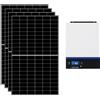 IoRisparmioEnergia Selection Kit fotovoltaico ibrido 3 kWp con inverter All-in-One 5000W 48V MPPT senza accumulo KIT3KWED