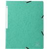 Exacompta 55413e - Cartellina in cartone manila 355 g, Nature Future, DIN A4, colore verde, 10 pezzi