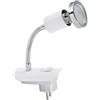 Briloner Leuchten CLIP - Lampada a LED con braccio flessibile, interruttore on/off, 250 Lumen, 3000 Kelvin, bianco, altri metalli, 3 W, 170 x 65 x 120 mm (L x P x A)