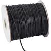 PH PandaHall 91.4m Filo Cotone Cerato 2mm Filo Cerato Nero per Collane, Cordoncino Cerati per Bracciali per Creazione di Gioielli Collane Braccialetti Macramè Artigianato Fai Da Te