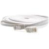 1aTTack.de 5m - Flat Cabel CAT5 CAT 5 | white - 1 piece | 10/100/1000 Mbit/s | LAN Network cable | Flat | Slim | patchkabel
