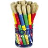 FILA Barattolo 20 Pennellotti Giotto - Set di Pennelli per Pittura Creativa
