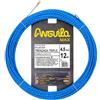 Anguila Max 7.5045.012 Guide passacavi Speciale Curve Poliestere Tripla Intrecciata 4,5 mm 12 metri e terminali misti, Blu