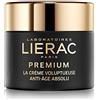 Lierac Premium la Crème Voluptueuse Crema Viso Anti Età con Acido Ialuronico, per Pelle Secca, Formato da 50 ml