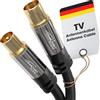 KabelDirekt Cavo Antenna Coassiale, Classe A, Supporta HDTV Schermatura Effettivo di 100 Db, Trasmissione di Segnali HD, Televisori, Ricevitori, PRO Series, 7,5m