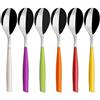 BUGATTI Glamour Set Cucchiai Moka, Acciaio Inossidabile, Multicolor, 16x20x3 cm
