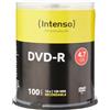 Intenso DVD-R 4,7GB 16x Speed, Confezione da 100