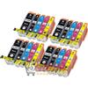 KIT 20 CARTUCCE XL COMPATIBILI CON EPSON 33XL T3351 T3361 T3362 T3363 T3364 (T3357) NERO+COLORI - NO-NAME