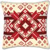 VERVACO Kit Cuscino Punto Croce Stella NORDICA Set Ricamo Principianti Cuscini Gobelin Decorativi ca. 40 x 40 cm Accessori per Lavoretti Creativi DIY Casa Decor Hobby Adulti Cross Stitch