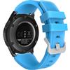 MoKo Cinturino Sportivo Compatibile con Samsung Galaxy Watch 3 45mm/Gear S3 | per S3 Frontier/Classic/Galaxy Watch 46mm, Morbido Silicone, Impermeabile e Traspirante, Cinturino 22mm, per Uomo e Donna