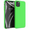 kwmobile Custodia Compatibile con Apple iPhone 11 Pro Max Cover - Back Case per Smartphone in Silicone TPU - Protezione Gommata - verde lime