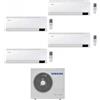 Samsung Climatizzatore Condizionatore Samsung CEBU R32 Wifi Quadri SplitInverter 7000 + 9000 + 9000 + 12000 BTU con U.E. AJ080TXJ4KG/EU