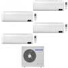 Samsung Climatizzatore Condizionatore Samsung WINDFREE AVANT R32 WifiQuadri Split Inverter 7000 + 7000 + 7000 + 9000 BTU con U.E. AJ080T