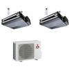 Mitsubishi Electric Condizionatore Climatizzatore Mitsubishi Electric Dual Split Canalizzabile 12000+12000 BTU Con MXZ-2D53VA Wi-Fi Optional
