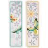 VERVACO Kit Punto Croce Segnalibri Contato Set di 2 Farfalle Segnalibri Punto Croce da Ricamare 6 x 20 cm Set Fai da Te Creativo Adulti Ricamo Accessori per Lavoretti Creativi