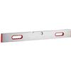 Metrica 32670 Staggia di Livellamento in Alluminio, Professionale, 2 Fiale, 100 cm
