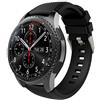 TiMOVO Cinturino Compatibile con Gear S3 Frontier/Galaxy Watch 3 45mm/Galaxy Watch 46mm, Cinturino in Silicone, per S3 Classic/Huawei Watch GT2 PRO/GT 2e/GT1/2/3 46mm/Ticwatch PRO 3/S2, Nero