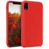 kwmobile Custodia Compatibile con Apple iPhone XR Cover - Back Case per Smartphone in Silicone TPU - Protezione Gommata - rosso