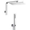 Damast - Set doccia Lybra Quadro con braccio doccia a sbalzo soffione 20 cm Art. 13659