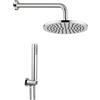 Damast - Set doccia Smile tondo soffione diametro 30 cm