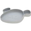 LÄSSIG Piastra in silicone/Little Chums Mouse grey