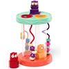 B. toys - Hooty-Hoo - Selezionatore di Forme - Giocattolo di Selezione con 3 Gufi - Forme Colorate, Labirinto di Perline e Suoni Divertenti - Gioco educativo e di Sviluppo - 10 Mesi +