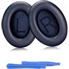 ELZO Cuffie di Ricambio per Cuffie Bose, Cuffie Professionali per Cuffie Bose QuietComfort QC SE/ QC2/QC15/QC25/QC35/QC35II/QC45/AE2/AE2i/AE2w/SoundTrure/SoundLink Completo di 2 Stick di Installazione