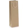 Buste vino in carta sealing - 12 x 40 x 9 cm - maniglia in corda di cotone personalizzate o neutre
