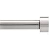 Umbra Cappa Asta per Tende Singola Regolabile, Diametro di 1,9 cm, 91-168 cm, Acciaio, Nichel/Acciaio